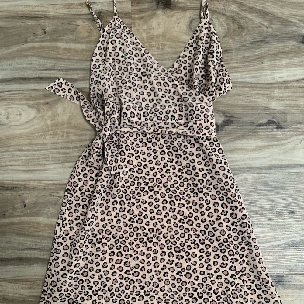 🤎SOLD🤎 Acacia Namibia Silk Wrap Dress in Wild, L